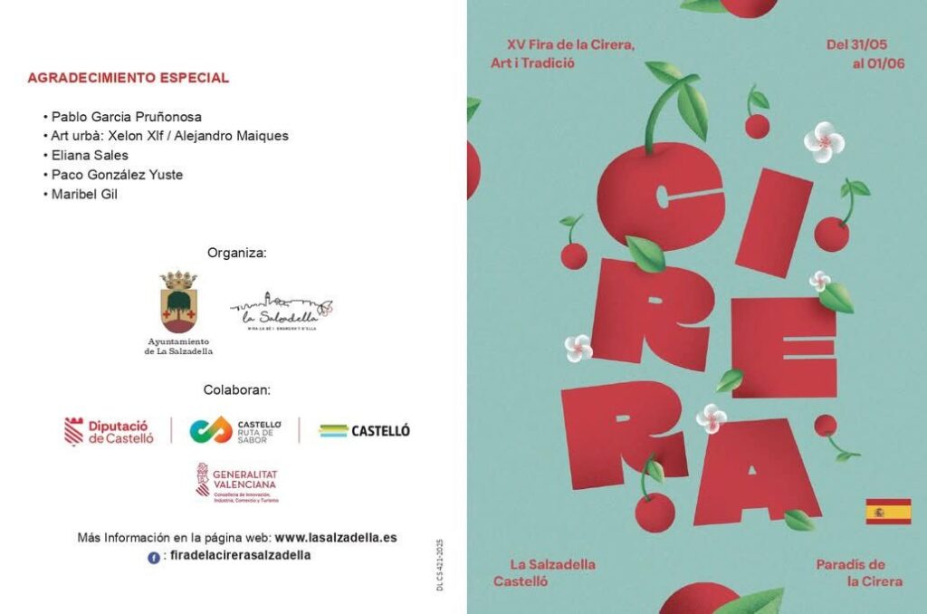 Ambiente de la Feria de la Cereza de La Salzadella