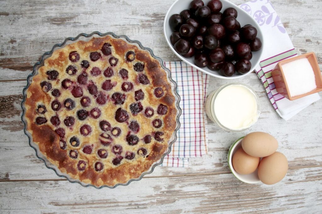 Clafoutis de cerezas como idea para el concurso de postres
