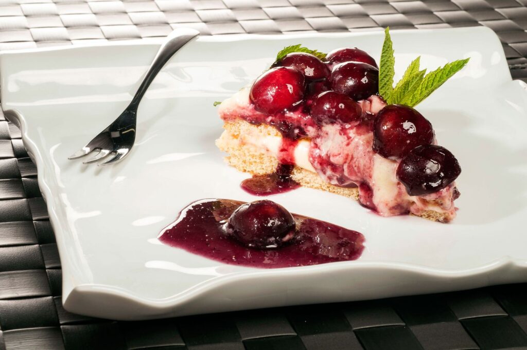 Tarta de cerezas y limón como inspiración para un concurso de postres
